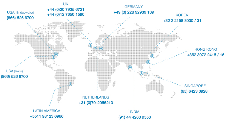 Our support team locations IT monitoring support and service locations